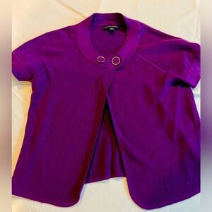 Banana Republic Plum Open Front Dress Cardigan